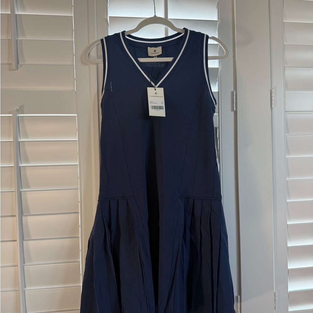 Navy Tuckernuck tennis dress - size S (NWT)